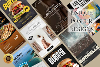 design modern minimalist and professional poster