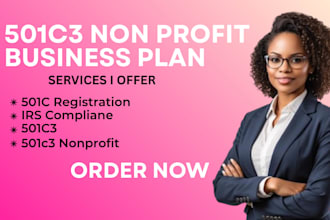 prepare 501c3 registration, irs compliance, and nonprofit formation