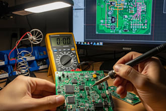 design custom pcb circuits and schematics using altium kicad for plc robotics