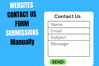 do contact us forms submission manually