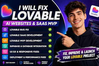 fix lovable, lovable ai website, lovable dev, lovable saas mvp