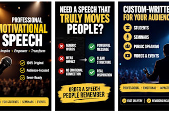 write a powerful motivational speech