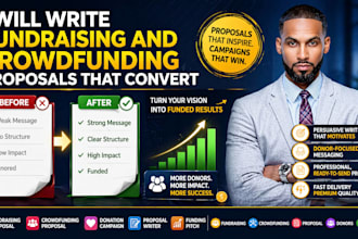 write fundraising and crowdfunding proposals that convert