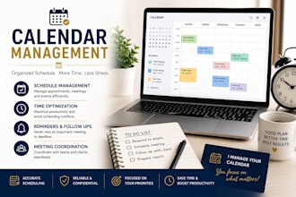 provide expert calendar management and scheduling services