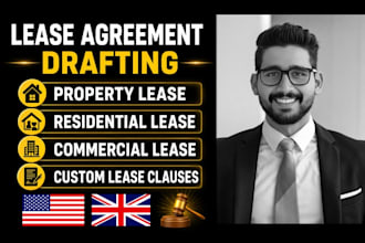 draft commercial leases, rental agreement, property and lease contracts