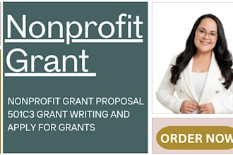 write nonprofit grant proposal 501c3 grant writing and apply for grants