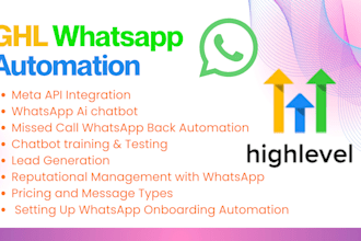 set up whatsapp ai chatbot and automation as ghl expert chatgpt api integration