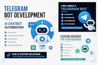 create a telegram bot for your business automation