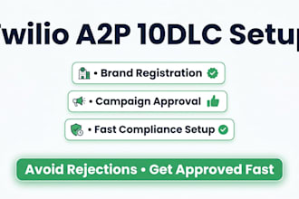complete twilio a2p 10dlc brand and campaign registration