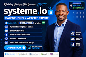 systeme io sales funnel landing page systeme io website systeme io funnel gohigh