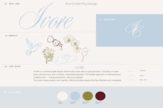 create luxury  brand identity and logo design