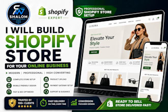 build a shopify store for your online business