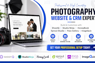 shootq studio ninja honeybook sprout pass gallary imagequix photography website