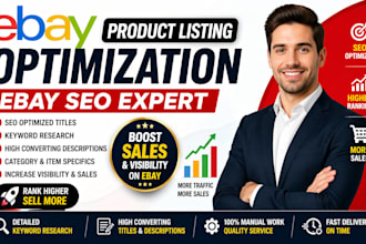 do ebay product listing optimization ebay seo and ebay listing expert