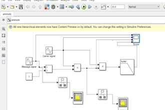 code, design and simulate using matlab and simulink