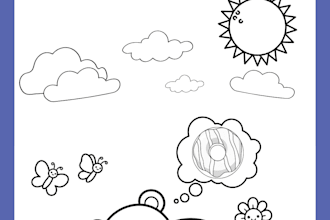 create cute bear coloring pages for kids