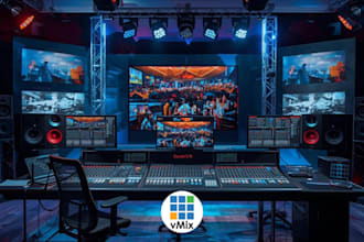 setup vmix for live streaming vmix configuration  obs studio vmix graphics