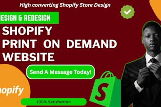 design etsy shopify print on demand store printify printful print on demand pod