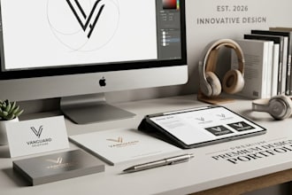 create a high end custom graphics and ai assisted visuals for your brand