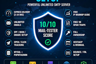 setup powermta SMTP server in your server with mailwizz