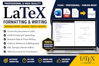 convert documents to latex and format research papers