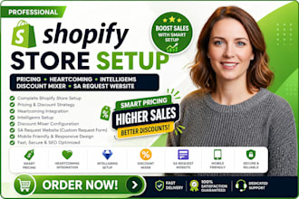 setup shopify pricing heartcoming intelligems discount mixer sa request website