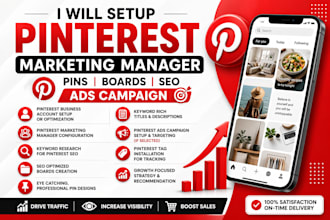 do pinterest marketing manager pins boards SEO ads campaign