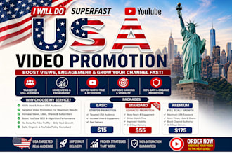 do organic USA video promotion
