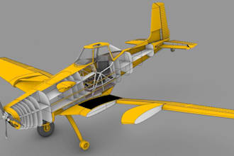 3d printable rc airplane model design, stl files print ready PDF