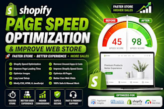 shopify page speed optimization and improve web store