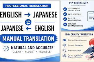 translate english and japanese accurately