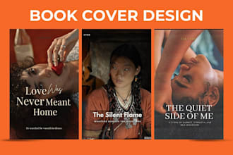 book cover design, ebook cover, kdp book cover