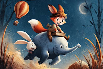 illustrate whimsical and professional children books