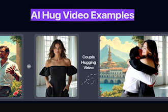 develop saas ai companion website, ai hugging video, ai kissing generator app
