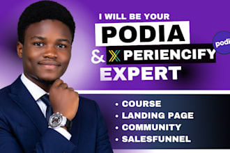 do podia xperiencify online course gamification landing page