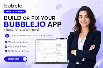 do bubble io website, build bubble app, bubble developer, bubble saas, bubble io