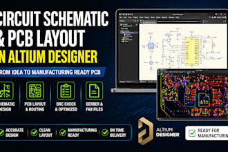 design circuit schematic and pcb layout in altium designer