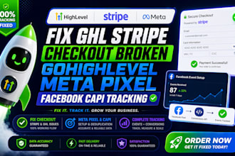 fix ghl stripe checkout broken gohighlevel meta pixel facebook capi tracking