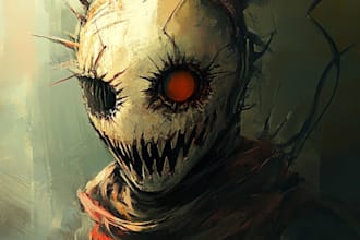 design a terrifying and original horror character