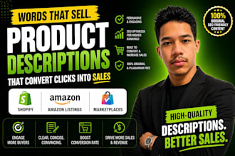 write SEO product descriptions for your shopify store