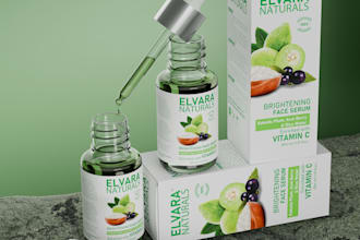 create premium 3d product visualization for cosmetics