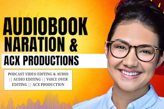 edit master and upload your audiobook for acx audible or audiobook editing
