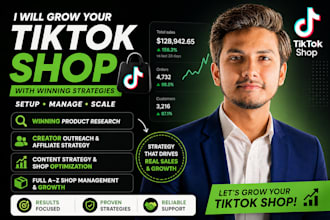 setup tiktok shop, listings, tiktok ads, affiliate marketing, consultant