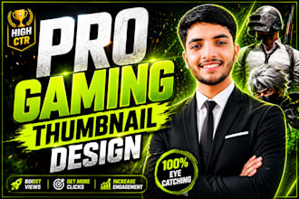 design high CTR gaming youtube thumbnails that get clicks