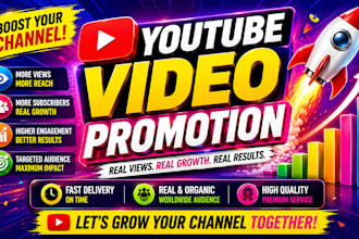 organically promote your youtube video to gain views