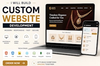 build a business website with admin panel
