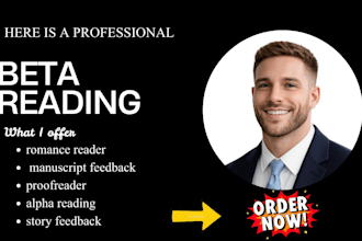 beta read, critique romance, erotica, and fiction books with feedback