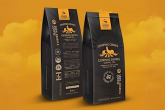 design coffee packaging coffee drip bag stand up pouch kraft box packaging