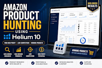 do advanced amazon product hunting using helium 10