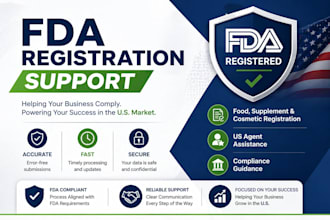 help with fda registration and compliance support